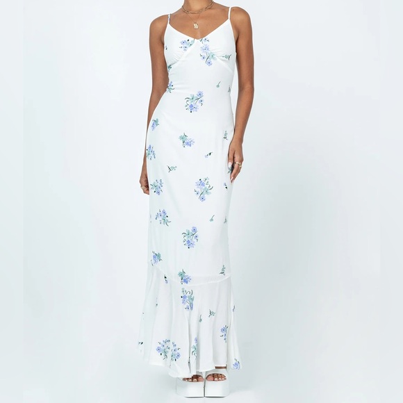 Princess Polly Sing Along White Floral Maxi Dress - Picture 2 of 7
